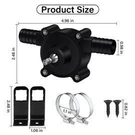 Portable Electric Drill Pump for Water and Liquid Transfer, Self-Priming Hand Pump, Durable Compact and Lightweight Design, Easy to Install and Use, Versatile for Home and Outdoor Applications