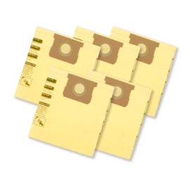 Shop-Vac 9067166, High Efficiency Disposable Collection Vacuum Filter Bags, Fits 5-8 Gallon Tanks, Yellow, 5 Pack