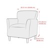 ele ELEOPTION Armchair Slipcovers Chair Covers with Arms Stretch for