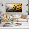 The Mode Art Sunflower Wall Art Canvas Painting, 20 x