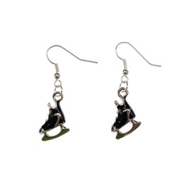 Miniblings Figure Skating Ice Skates – Ice Hockey Enamel Schwz