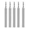 sourcingmap 5PCS 1/8" Shank 1.5mm x 6mm Carbide End Mill