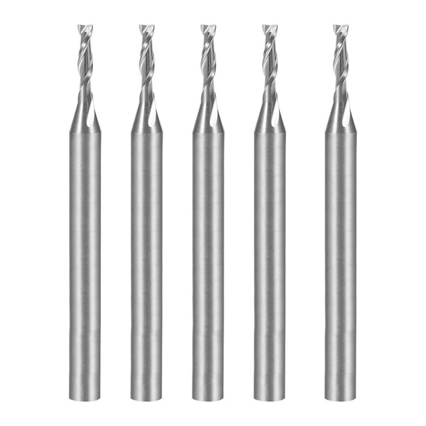 sourcingmap 5PCS 1/8" Shank 1.5mm x 6mm Carbide End Mill