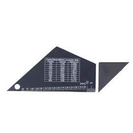 Guitar String Action Gauge Ruler Tool Stainless Steel Electric Guitar Bass Parts Accessories