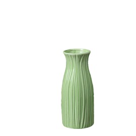 CEUYGT Ceramic Vase,Simple Small Vase for Flowers Plants,Mini Decoration for Home Living Room(Green)