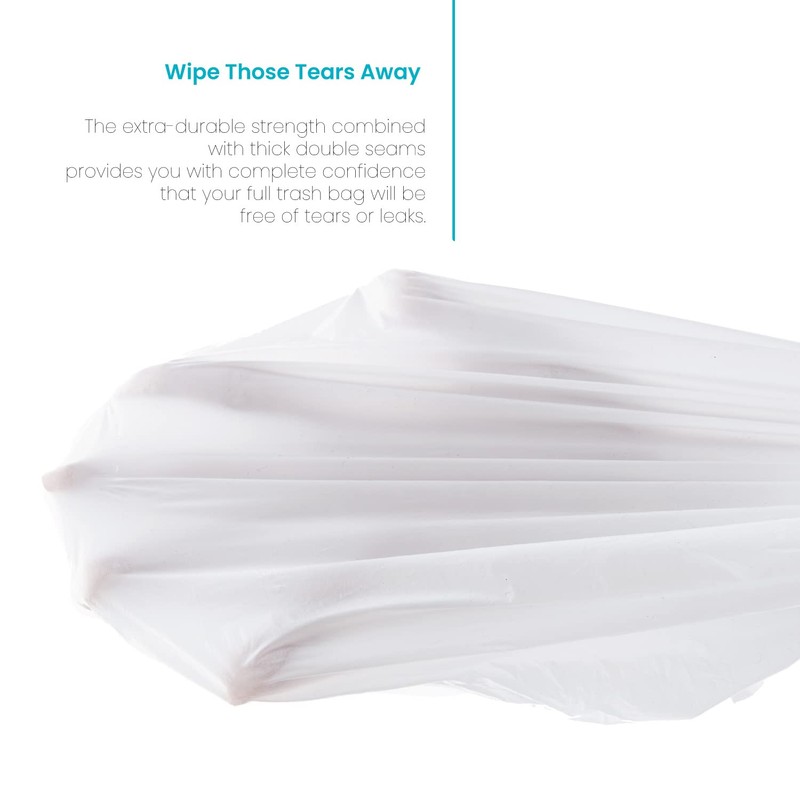 Home Zone Living 2-Pack 5 Gallon Kitchen Trash Bags with