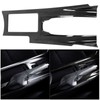 Carbon Fiber Center Console Gear Shift Cup Holder Panel Cover
