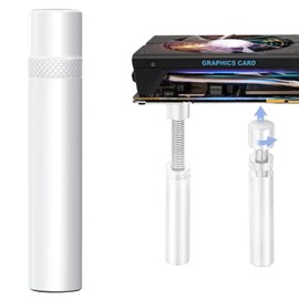 MHDUYEG Graphics Card Holder Gpu Holder Graphics Card Holder Vertical Height Adjustable Graphics Card Holder with Lightweight and Durable White 74 mm - 120 m