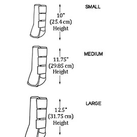 TGW RIDING Horse Leg Bandages, 2 Counts/set Shock-absorbing Horse Leg Bandages, Lower Limb Protection & Support Sport Boots, Perfect for Equestrian Endurance Training & Performance - Color: Silver, Size: Medium