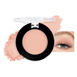Monochrome Matte Eyeshadow Makeup Palette, Highly Pigmented Nude Eyeshadow Palette, Matte Pressed Powder Eyeshadow Makeup, Single Vegan Eye Shadow, Daily Evening Women Girls Eyeshadow Gift 8#