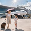 BAODINI Travel Essentials Mini Umbrella for Purse With Case Small