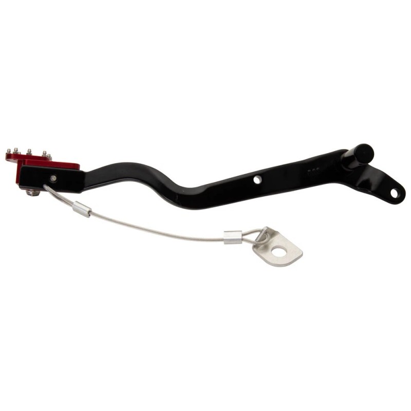 Tusk Aluminum Brake Pedal Red For HONDA XR650L 1993-2024