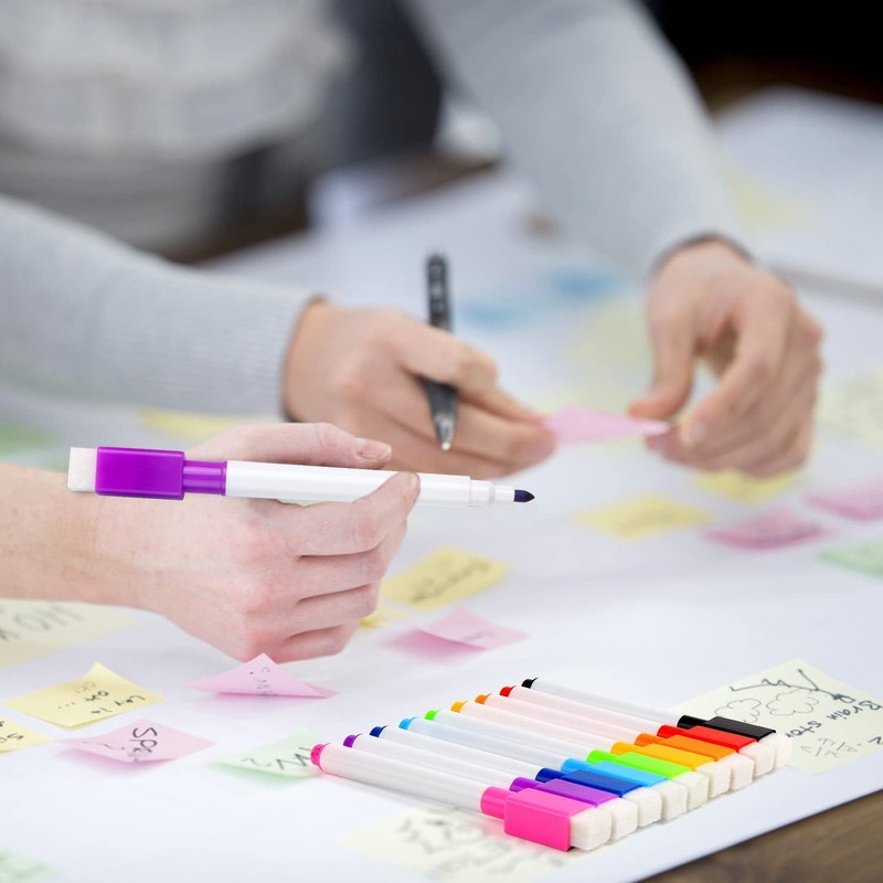 VEYLIN Whiteboard Markers/ Pen and Eraser set for Kids, 9