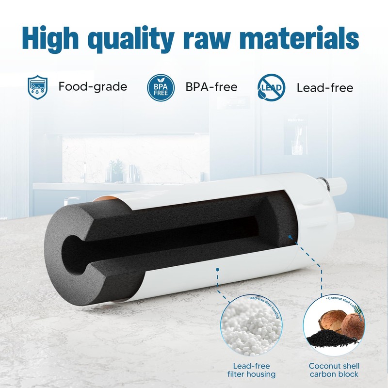 W10295370A Water Filter Replacement Compatible with W10295370, EDR1RXD1, Filter 1,