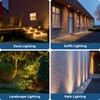 Gardencoin Outdoor Recessed LED Lights, Heavy Duty Soffit and Deck
