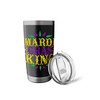 Mardi Gras King Costume Gift Stainless Steel Insulated Tumbler