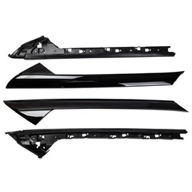 HY-SPEED A-Pillar Molding Windshield Trim Kit Outer and Inner Trim Set Compatible with 2011-2019 Explorer 4 Door Utility Replaces 926-450 926-451