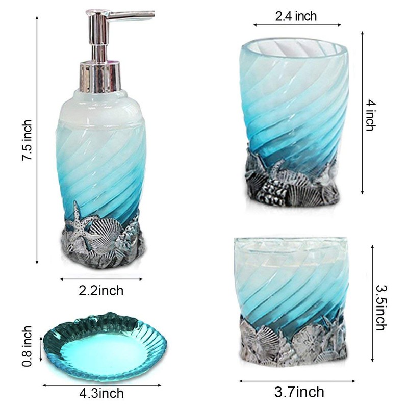 Hotsan Bathroom Accessory Set, 5 PCS Bath Ensemble Set Includes