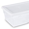 Sterilite 6 Qt Storage Box, Stackable Bin with Lid, Plastic