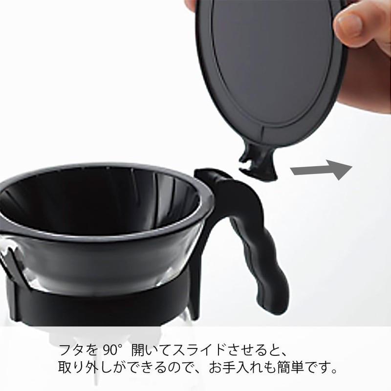 HARIO VDIR-02-B Coffee Dripper Server V60 Drip In Coffee Hand