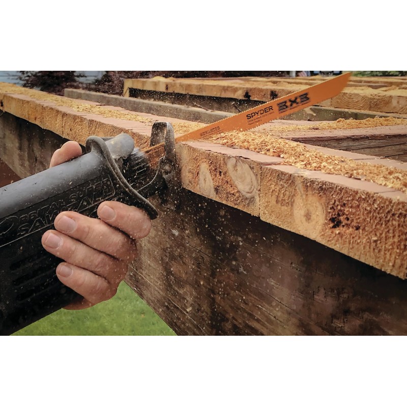 Double-Sided 6-Inch Wood/Metal Cutting 14/18-TPI Reciprocating Saw Blade