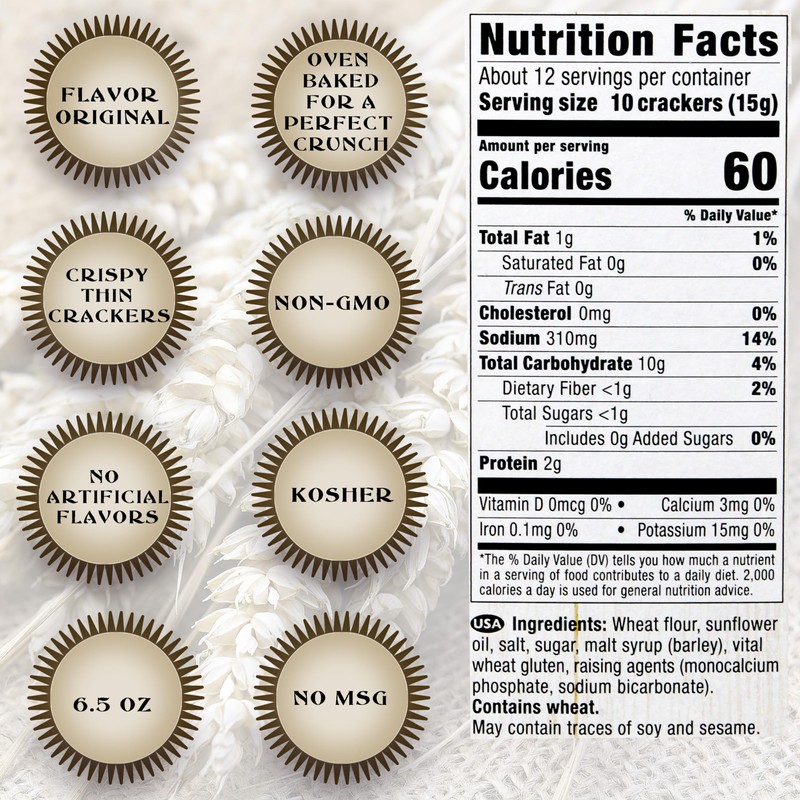 Crik Crak Crackers - Thin Crisps Crackers - Crispy Cracker