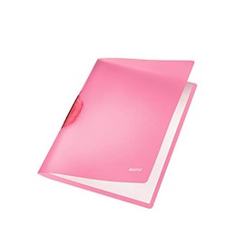 Leitz A4 Presentation Folder with Clip - Red