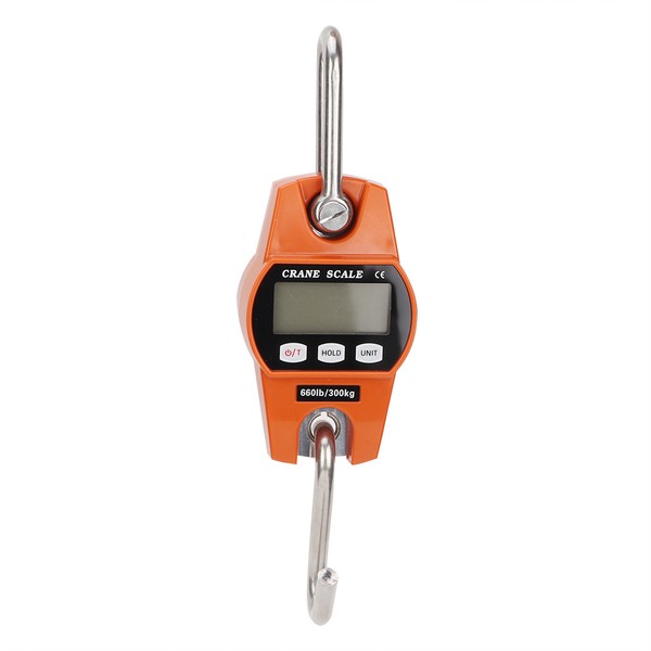 Digital Crane Scale 300kg/600lbs Heavy Duty Hanging Scale for Home