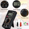 Digital Multimeter Pocket, Multifunction Battery Tester with Backlight Test Wire,