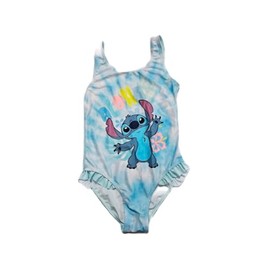 Eplusm Lilo and Stitch Girls' Swimming Costume, lightblue