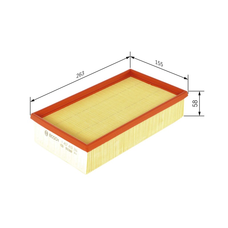 Bosch 1457433266 Air-Filter Insert