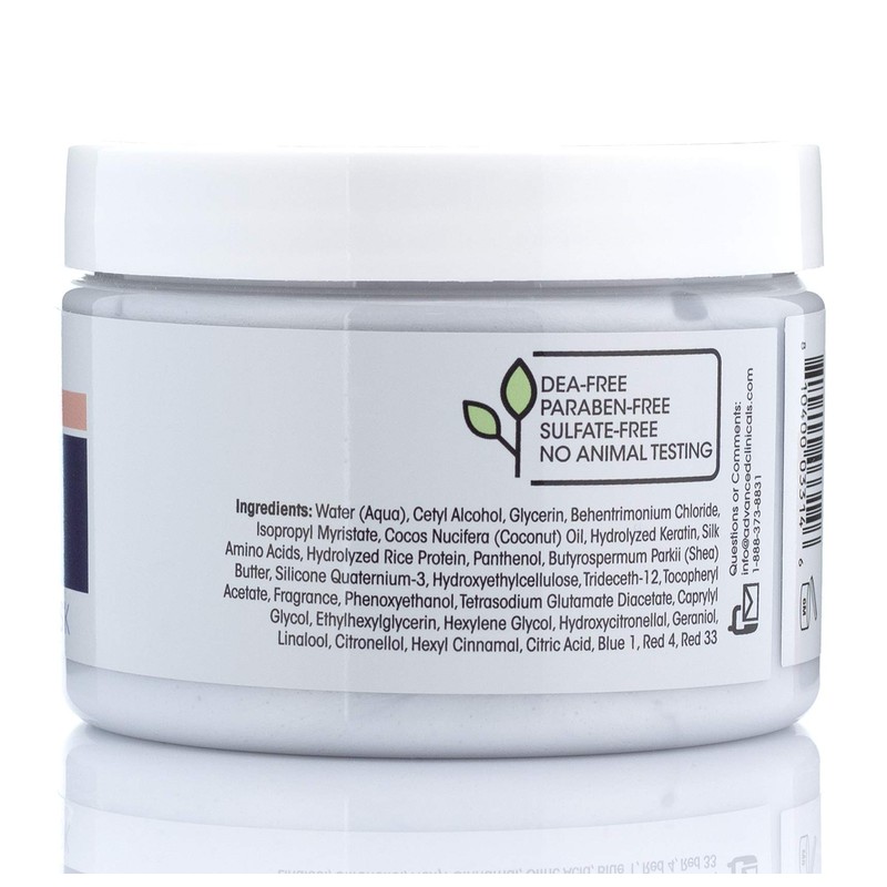 Advanced Clinicals, Keratin, Sleek + Smooth Hair Mask, 12 Ounce