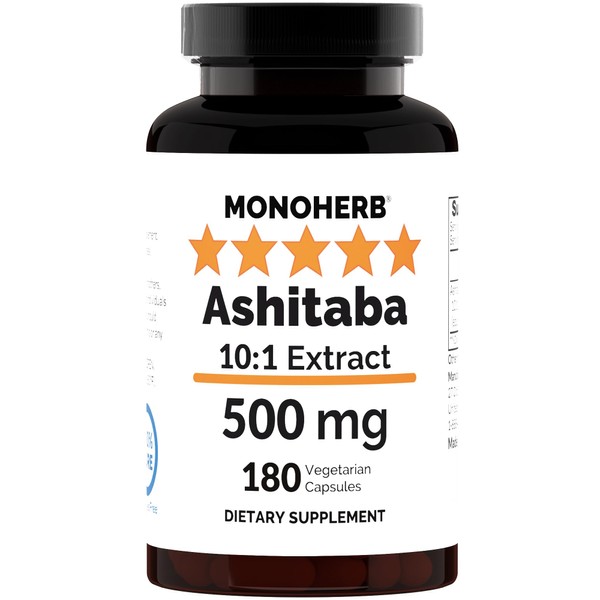 MONOHERB Ashitaba Extract 500 mg - 180 Capsules