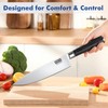 MDHAND Kitchen Knife Set - 3 Piece High-Carbon Stainless Steel