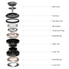 WFS NV.28 1 Inch CNC Alloy Threadless Headset with Top