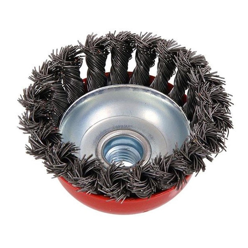 Dapetz ® Twist Knot Wire Wheel Cup Brush 85mm M14