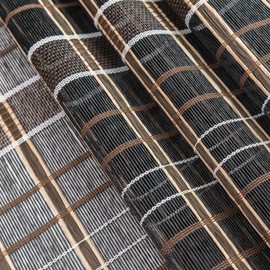 GoDear Design Bamboo Textured Wallpaper, Grasscloth Wallpaer, Décor Fabric for Furniture Renovation, 23" W x 96" L Non-Pasted