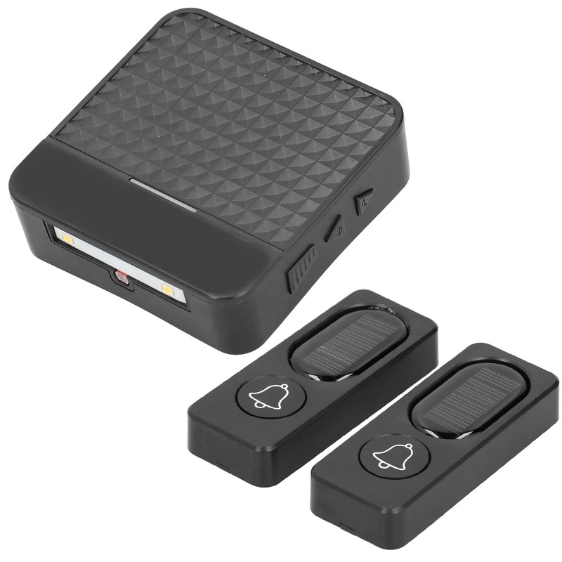 Wireless Door Bell Alarm System Waterproof Solar Electric Doorbell with