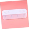 Angoily Space-Saving Power Strip Storage Box White Cord Organizer for