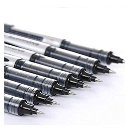 Surcotto Surcotto Tintenroller Stifte schwarz, 0,5mm Tintenschreiber, glatter Kugelschreiber, schnelltrocknend, flüssige Tinte, dokumentenecht, Rollerball Pen für Büro Schule, Schreibset – 12 Stück