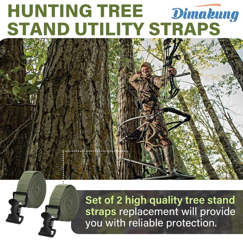 Dimakung Tree Stand Utility Straps for Summit Viper Climber, 2
