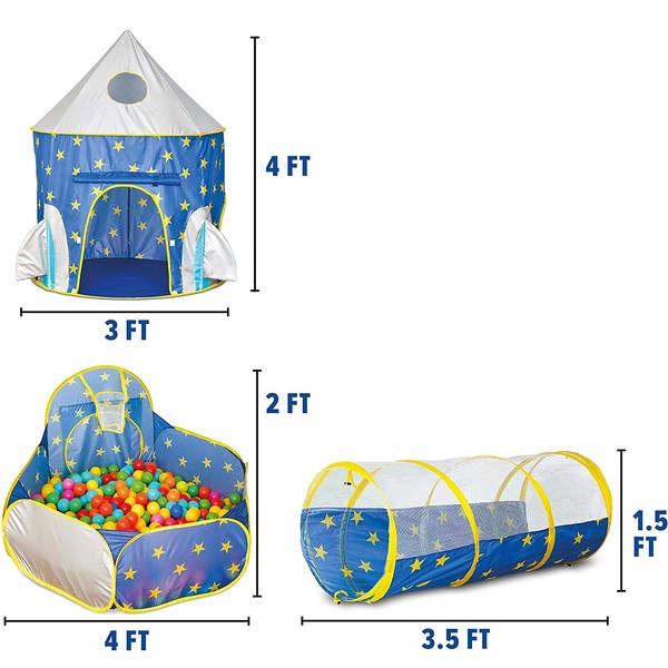 Piggy Poo and Crew Interactive Pet Tunnel and Ball Pit