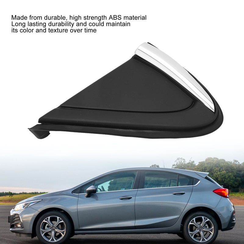 Exterior Side Pillar Molding Black Sleek Smooth Pillar Trim Corner