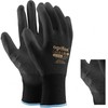 Ogrifox AJS LTD® 24 Pairs Black PU Coated Nylon Work
