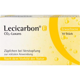 Lecicarbon E Suppositories, Pack of 10