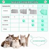 HASTHIP® Bolsa de Baño para Gatos Ajustable,Antimordida y Antiarañazos,Malla Transpirable