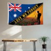 Australian Lest We Forget Flag 3X5FT Australia Anzac Day Flag