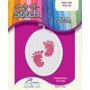The Janlynn Corporation Ready, Set...Stitch Baby Feet Counted Cross Stitch