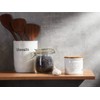 ONEMORE Garlic Keeper with Lid, Ceramic Garlic Saver 4 inch,
