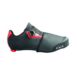 Fizik Waterproof Breathable Winter Overshoes for Road Cycling Shoes, Fully Seamed YKK Zip, Reflective, Heavy Duty, Size X/Large (EU 47-49) Black